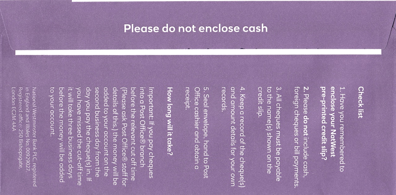 NATWEST-Cheque-Deposit-Envelope