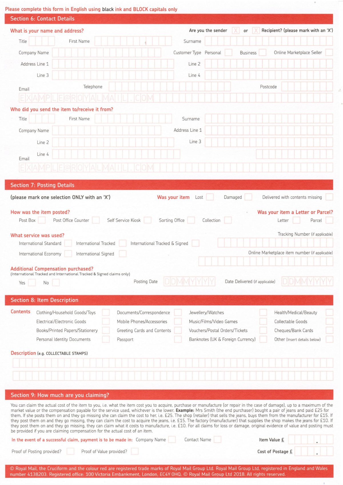 royal-mail-printable-claim-form-printable-forms-free-online