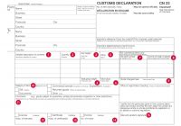 CN23 Customs Form - Galestreet Postoffice