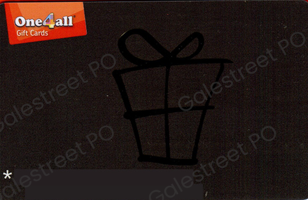 Blank Gift Card